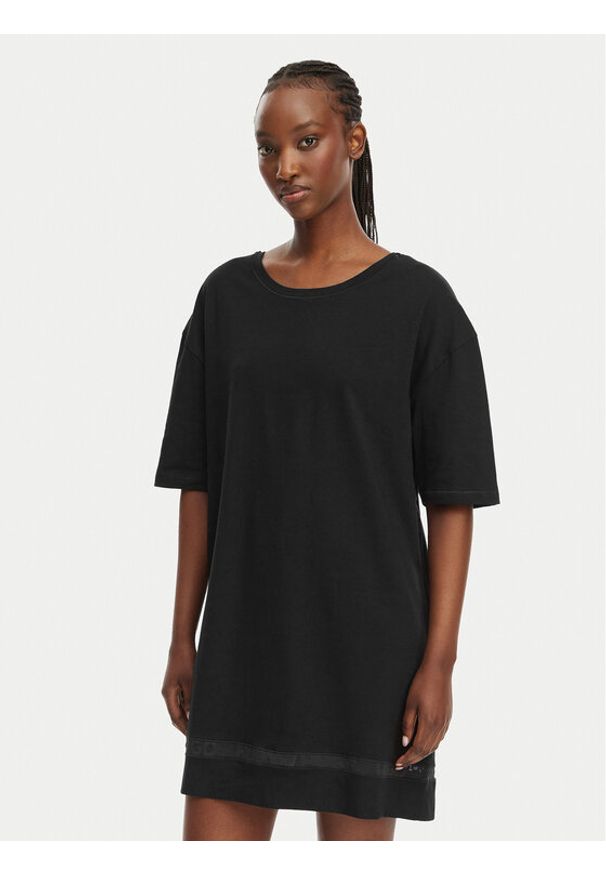 Hugo - HUGO T-Shirt 50561598 Czarny Relaxed Fit. Kolor: czarny. Materiał: bawełna