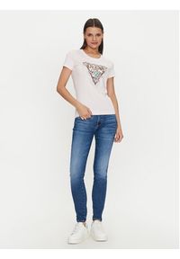 Guess T-Shirt Cherry Flower W4YI26 J1314 Różowy Slim Fit. Kolor: różowy. Materiał: bawełna #5