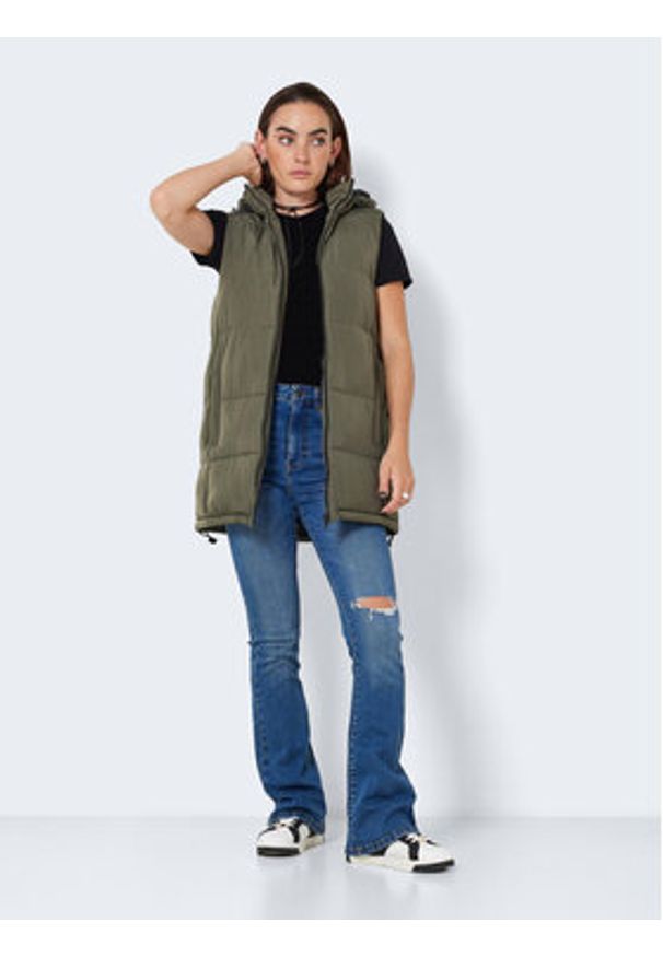 Noisy may - Noisy May Bezrękawnik 27018397 Khaki Regular Fit. Kolor: brązowy. Materiał: syntetyk. Długość rękawa: bez rękawów