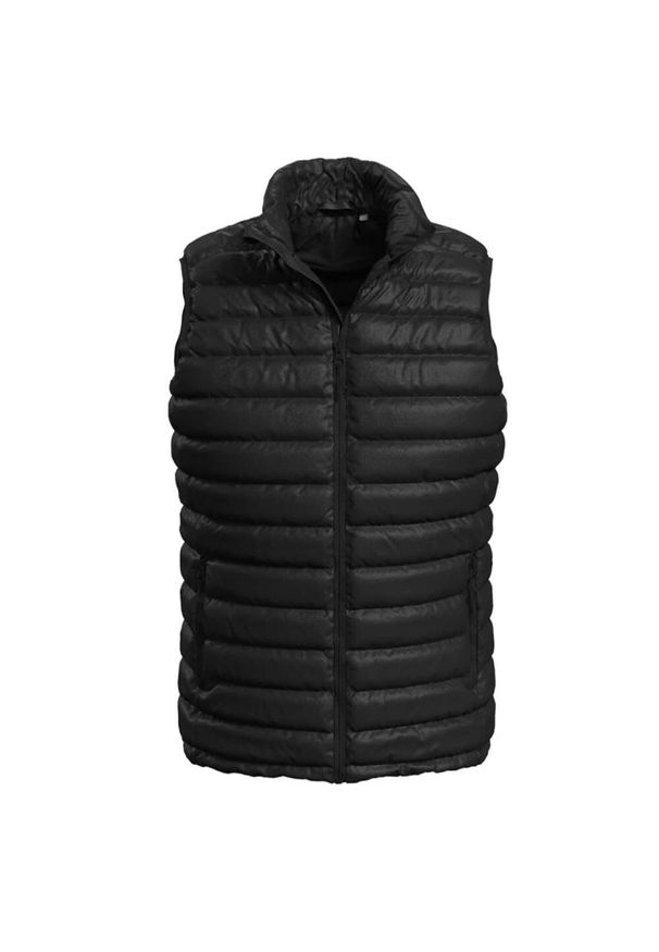 Stedman - Męska Kamizelka Lux Padded Top. Kolor: czarny. Sport: turystyka piesza