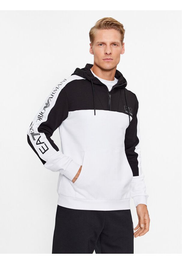 Bluza EA7 Emporio Armani. Kolor: biały