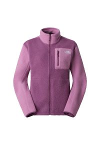 Kurtka damska The North Face Yumiori Full Zip 0A8E88PJE1 - fioletowa. Okazja: na co dzień. Kolor: fioletowy. Materiał: polar, poliester. Styl: klasyczny, casual. Sport: wspinaczka #1