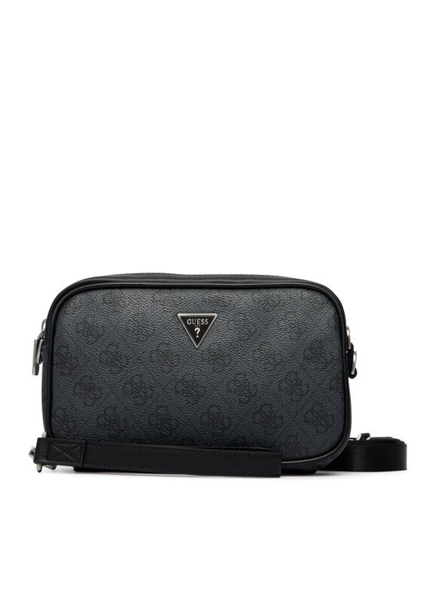 Guess Saszetka HMMILO P6150 Czarny. Kolor: czarny. Materiał: skóra