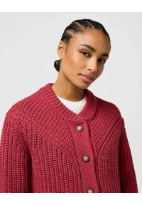 Wrangler - DAMSKI SWETER WRANGLER WESTERN CARDIGAN EARTH RED 112370797 #7
