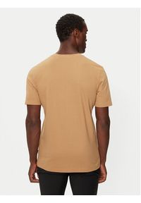 BOSS - Boss T-Shirt Tiburt 240 50452680 Beżowy Regular Fit. Kolor: beżowy. Materiał: bawełna