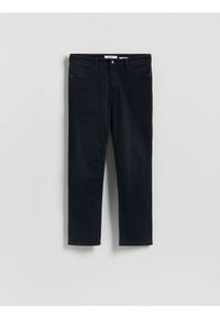 Reserved - Jeansy straight fit - granatowy. Kolor: niebieski