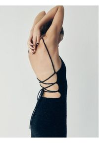 mango - Mango Sukienka koktajlowa Spider 37099100 Czarny Slim Fit. Kolor: czarny. Materiał: syntetyk, bawełna. Styl: wizytowy #4