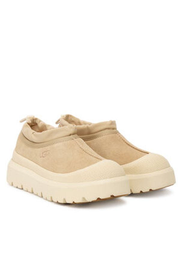 Ugg Śniegowce M Tasman Weather Hybrid 1144096 Beżowy. Kolor: beżowy. Materiał: skóra