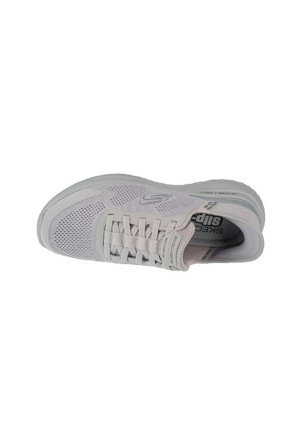 skechers - Buty sportowe Sneakersy męskie, Slip-Ins: Bounder 2.0 - Emerged. Zapięcie: sznurówki. Kolor: szary. Materiał: guma, materiał, tkanina, syntetyk. Szerokość cholewki: normalna. Sport: turystyka piesza