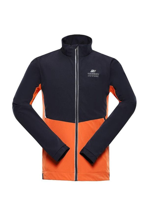 ALPINE PRO - Kurtka Softshell Tych 2XL dla Mężczyzn - Ochrona przed Wiatrem i Deszczem. Kolor: zielony. Materiał: elastan, poliester. Sport: turystyka piesza