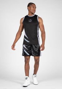 GORILLA WEAR - Hornell Top bez rękawów - Czarny/Szary. Kolor: szary. Długość rękawa: bez rękawów