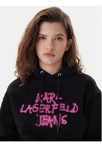 Karl Lagerfeld Jeans Bluza B1W20039 Czarny Regular Fit. Kolor: czarny. Materiał: bawełna #3