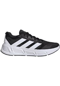 Adidas - Buty do biegania adidas Questar 2 M IF2229 czarne. Zapięcie: sznurówki. Kolor: czarny. Materiał: materiał. Szerokość cholewki: normalna #1