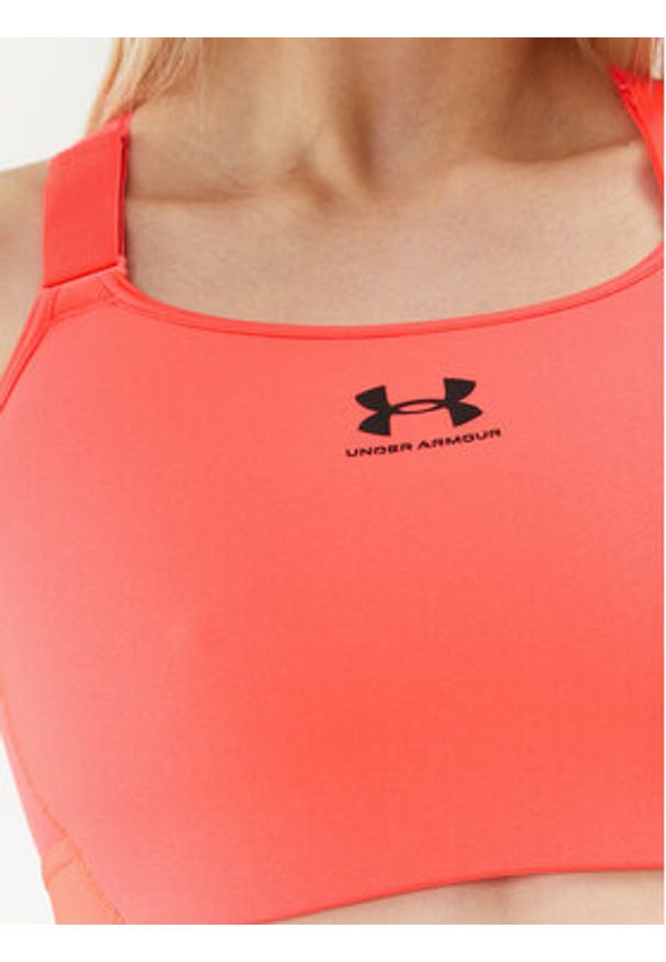 Under Armour Biustonosz sportowy Ua Hg Armour High 1379195 Czerwony Compression Fit. Kolor: czerwony. Materiał: syntetyk
