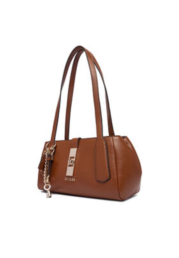 Guess Torebka Brooke HWBG98 97080 Brązowy. Kolor: brązowy. Materiał: skórzane