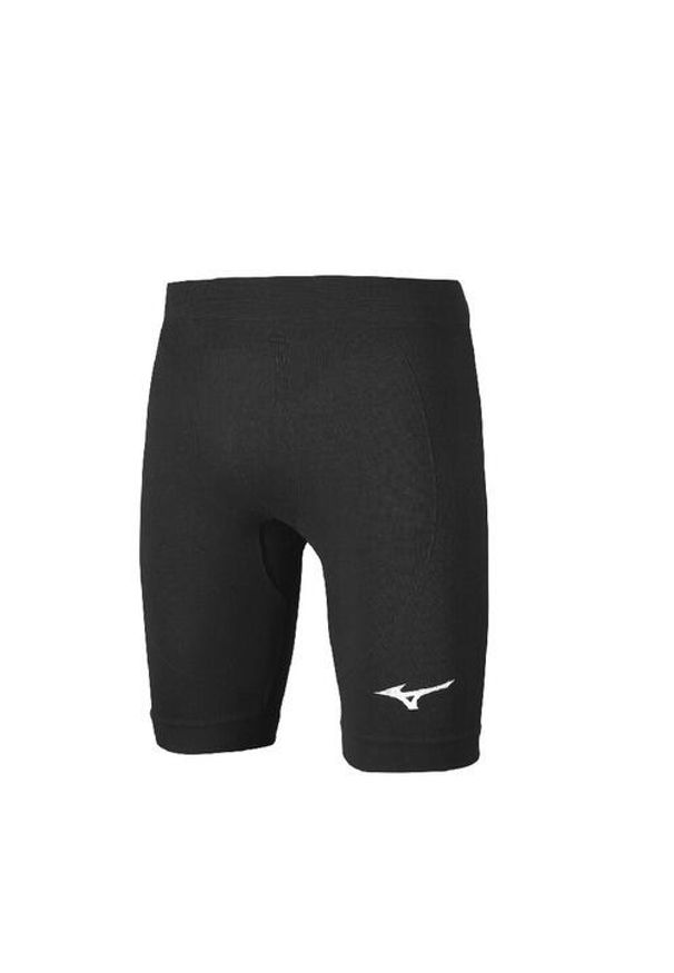 Krótki Mizuno Team Core mid undertight. Kolor: czarny. Długość: krótkie