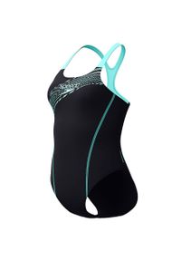 Strój kąpielowy jednoczęściowy na basen damski Speedo Medley Logo. Kolor: wielokolorowy, niebieski #1