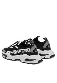DOLCE & GABBANA - Dolce&Gabbana Sneakersy DA5203 AB068 Czarny. Kolor: czarny. Materiał: materiał #3