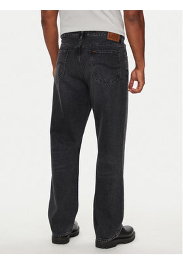 Lee Jeansy Asher 112355835 Czarny Loose Fit. Kolor: czarny