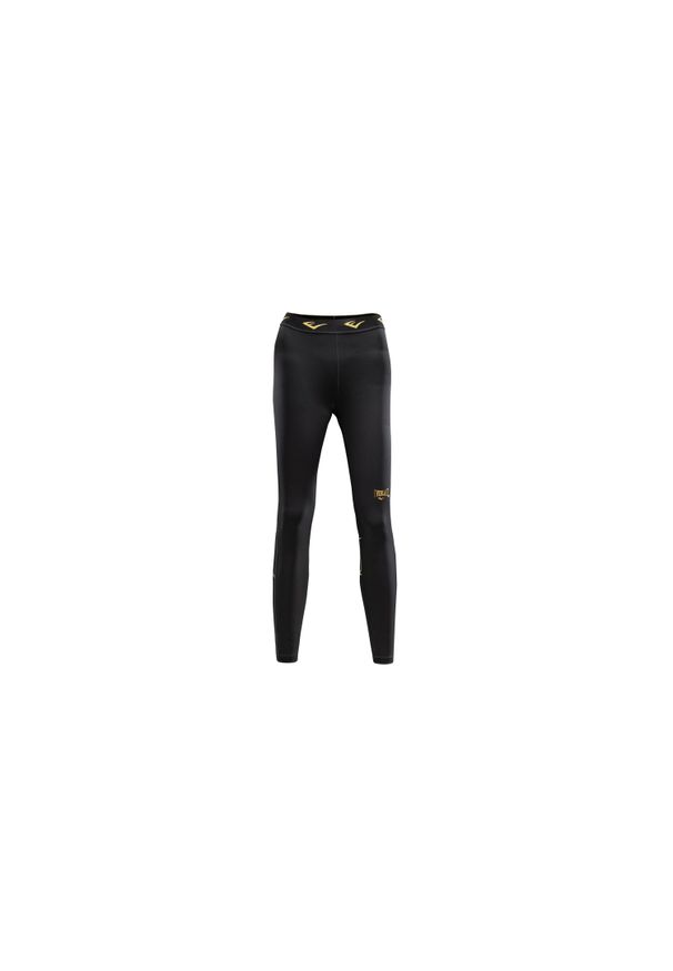 EVERLAST - Legginsy damskie Everlast leonard. Kolor: czarny, wielokolorowy, żółty. Sport: fitness