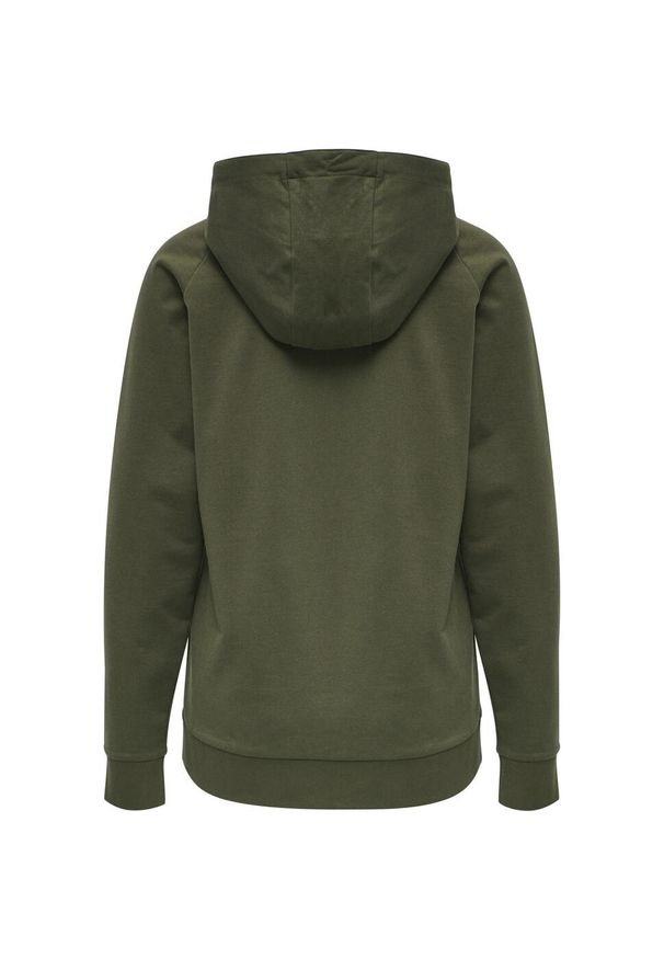 Damska bluza z kapturem Hummel Hmlgo Logo. Typ kołnierza: kaptur. Kolor: zielony, wielokolorowy, szary, brązowy. Materiał: polar