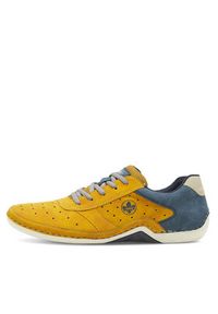 Rieker Sneakersy 07506-68 Żółty. Kolor: żółty