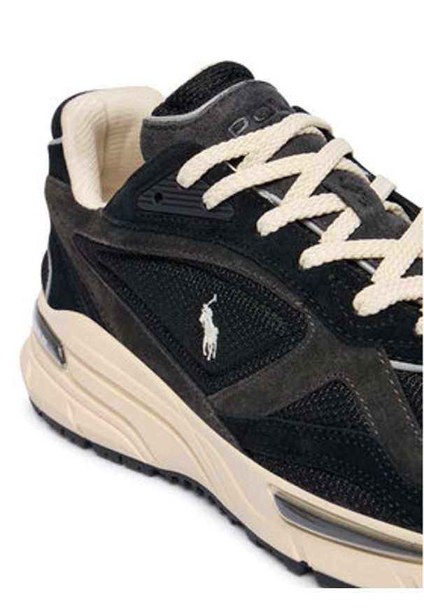 Polo Ralph Lauren Sneakersy Trackster 275 809974014001 Czarny. Kolor: czarny. Materiał: zamsz, skóra