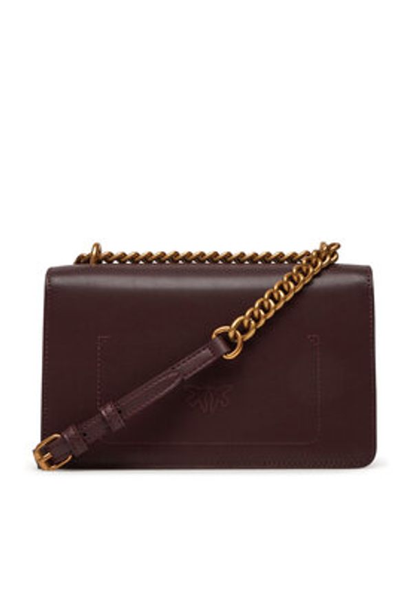Pinko - PINKO Torebka Love One Mini Dc PE 25 PCPL 100074 A0F1 Fioletowy. Kolor: fioletowy. Materiał: skórzane