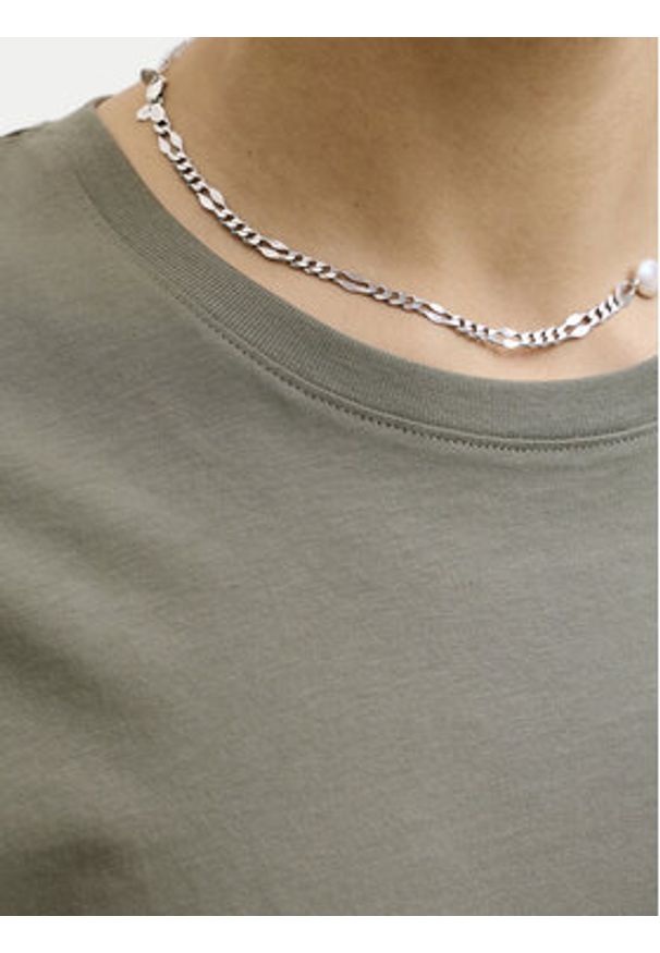 Jack & Jones T-Shirt Organic Basic 12156101 Zielony Regular Fit. Kolor: zielony. Materiał: bawełna