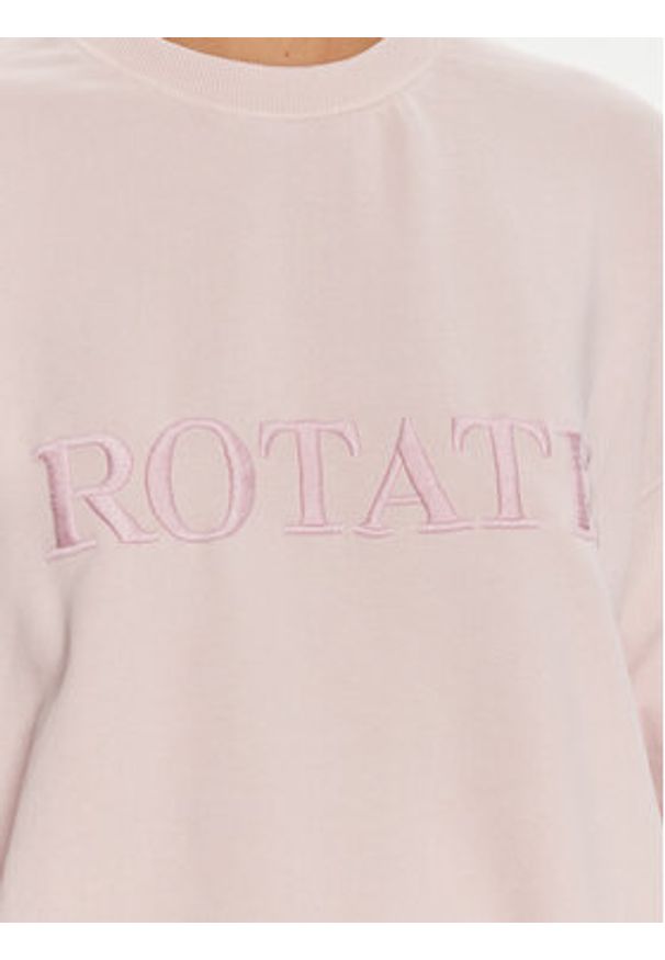 ROTATE Bluza Irisa 1125031011 Różowy Boxy Fit. Kolor: różowy. Materiał: bawełna