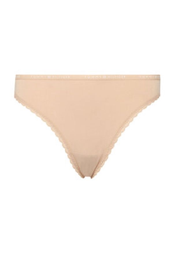 TOMMY HILFIGER - Tommy Hilfiger Komplet 3 par stringów UW0UW05954 Kolorowy. Materiał: bawełna. Wzór: kolorowy