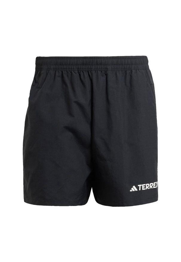 Adidas - Szorty Terrex Multi. Kolor: czarny. Materiał: materiał