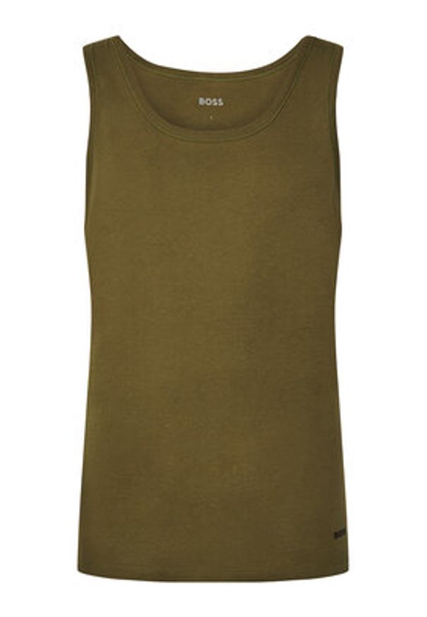 BOSS Komplet 3 tank topów Tank Top 3P Classic 50475278 Kolorowy Regular Fit. Materiał: bawełna. Wzór: kolorowy