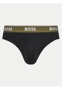 BOSS - Boss Komplet 3 par slipów 50517826 Czarny. Kolor: czarny. Materiał: bawełna