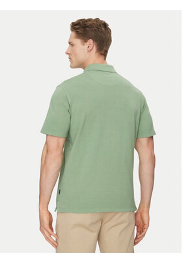 Jack & Jones Polo William 12257315 Zielony Regular Fit. Typ kołnierza: polo. Kolor: zielony. Materiał: bawełna