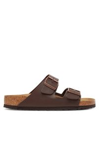 Birkenstock Klapki Arizona Sfb 451161 Brązowy. Kolor: brązowy. Materiał: skóra