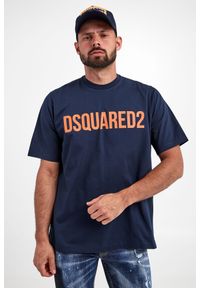 T-shirt DSQUARED2. Długość rękawa: krótki rękaw. Długość: krótkie. Wzór: nadruk