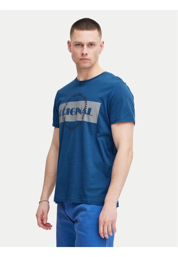 Blend T-Shirt 20716827 Niebieski Regular Fit. Kolor: niebieski. Materiał: bawełna
