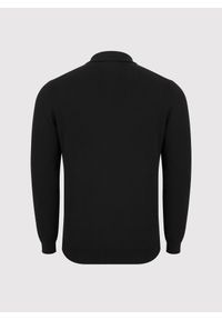 Pako Lorente - PAKO LORENTE – Sweter polo w kolorze czarnym. Okazja: na co dzień. Typ kołnierza: polo. Kolor: czarny, niebieski. Materiał: poliester, wiskoza. Sezon: wiosna. Styl: casual #7