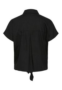 Pieces Koszula Pia 17154736 Czarny Regular Fit. Kolor: czarny. Materiał: len