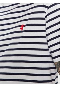 Save The Duck T-Shirt Maddox DT1743M-BESY18 Granatowy Regular Fit. Kolor: niebieski. Materiał: bawełna #3
