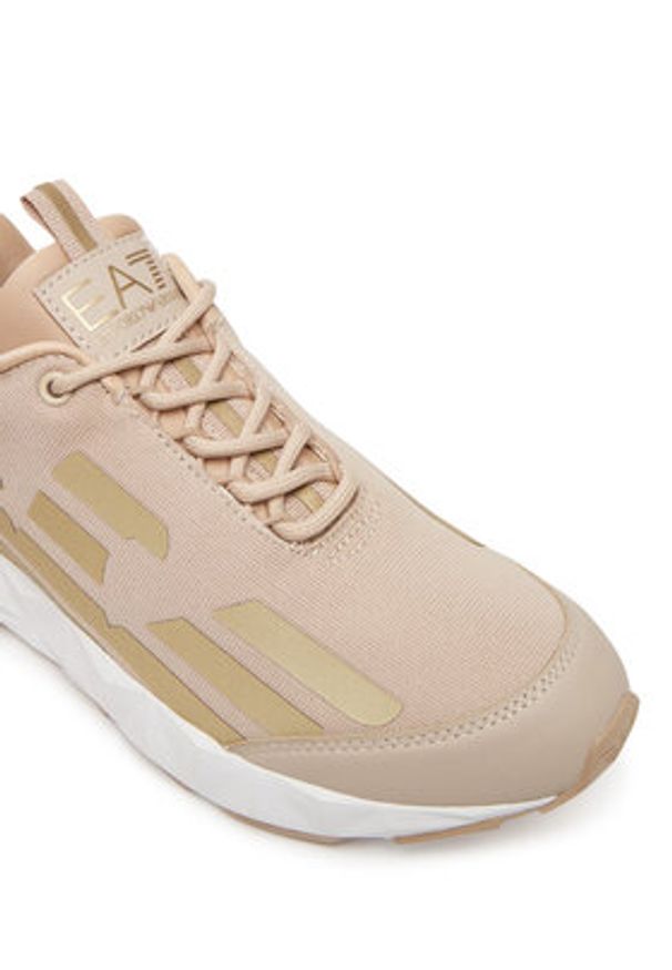EA7 Emporio Armani Sneakersy X8X217 XK433 M1136 Beżowy. Kolor: beżowy. Materiał: materiał
