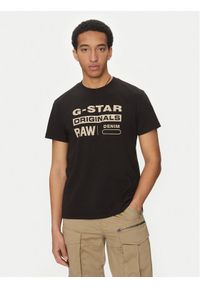G-Star RAW - G-Star Raw T-Shirt Originals D25969-C506 1214 Czarny Regular Fit. Kolor: czarny. Materiał: bawełna