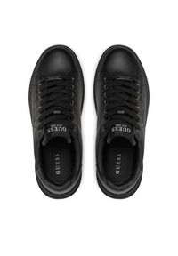 Guess Sneakersy Elbina FLFELB LEA12 Czarny. Kolor: czarny. Materiał: skóra