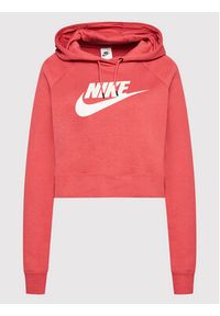 Nike Bluza Sportswear Essential CJ6327 Różowy Loose Fit. Kolor: różowy. Materiał: bawełna #3