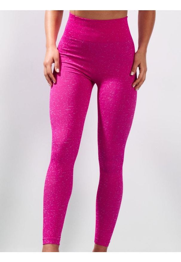Sinsay - Legginsy sportowe - różowy. Kolor: różowy. Styl: sportowy