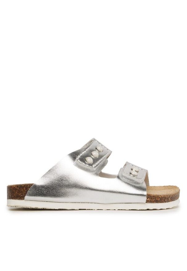 Klapki Primigi. Kolor: srebrny