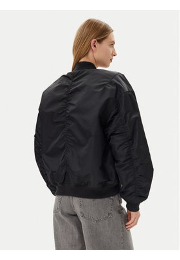 G-Star RAW - G-Star Raw Kurtka bomber Macro D25989-C143 Czarny Oversize. Kolor: czarny. Materiał: syntetyk