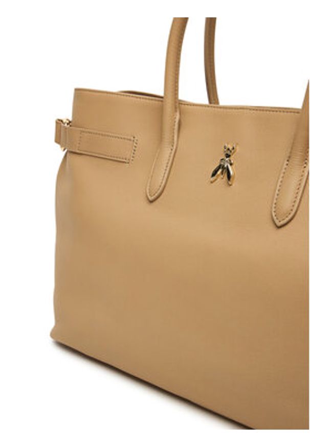 Patrizia Pepe Torebka 8B0270 L162 B775 Beżowy. Kolor: beżowy. Materiał: skórzane