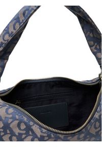 Calvin Klein Torebka Ckj Monogram Pinched Medium Shou LV04F3206G Niebieski. Kolor: niebieski #4